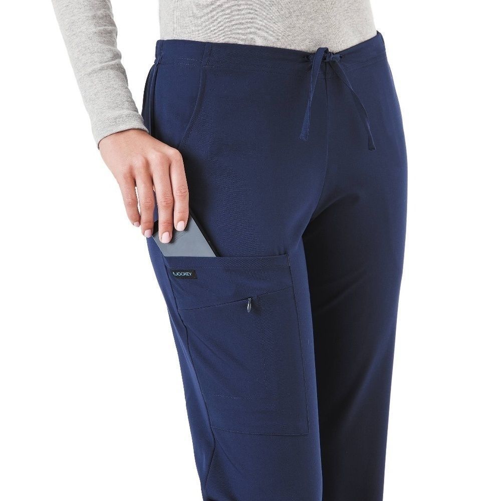 NWT Jockey Maximum Comfort Scrub Pants SP New Navy